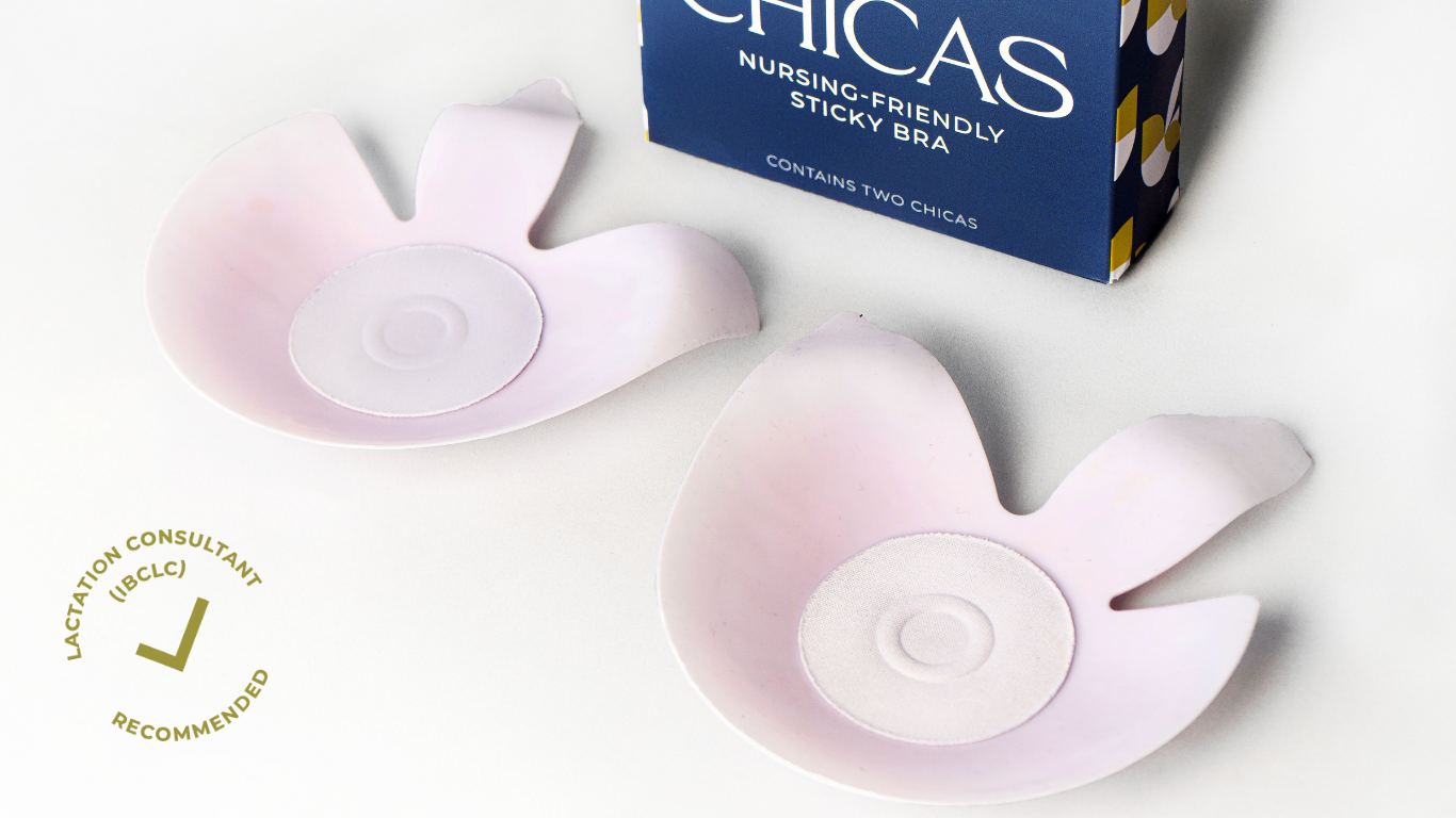 CHICAS: Nursing-Friendly Sticky Bra